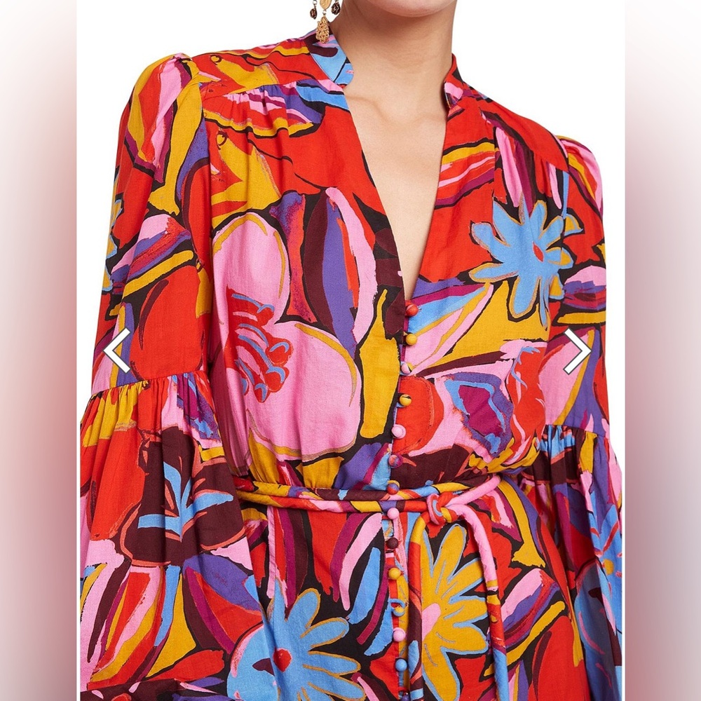 Rebecca Vallence | Positano Short Kaftan Beach Dress - Picture 14 of 14